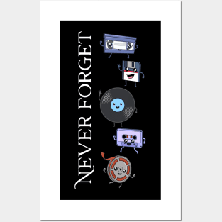 Record and Friends - Never Forget Posters and Art